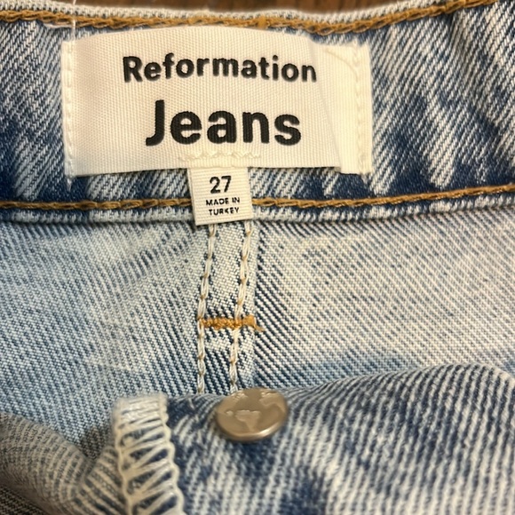 New Reformation Charlie Denim Shorts - Picture 6 of 7
